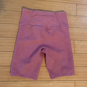 Zella Snow Wash Rib Bike Shorts